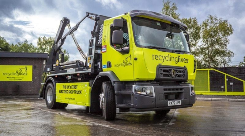 Renault Trucks proves recycling works with batteries